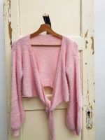 Roze omslag vest